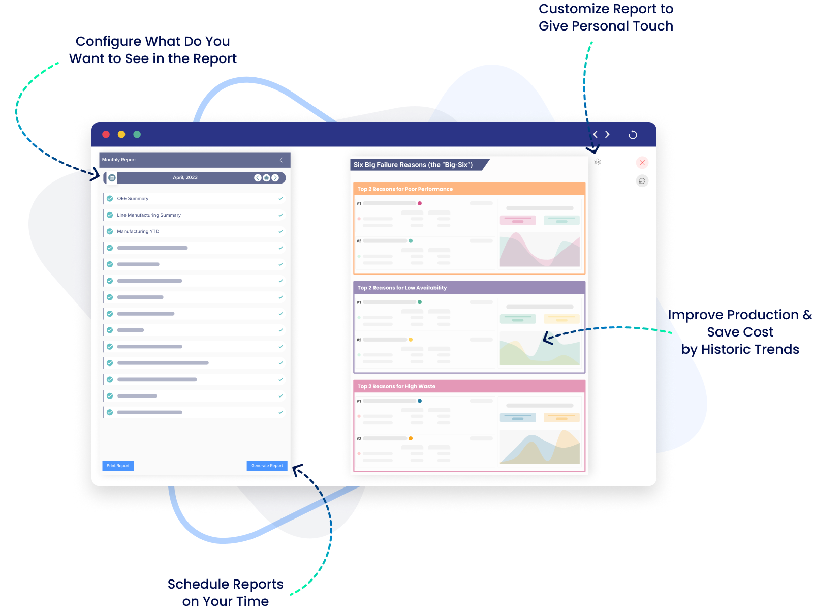 Kypeco MES customize reports for PDF export